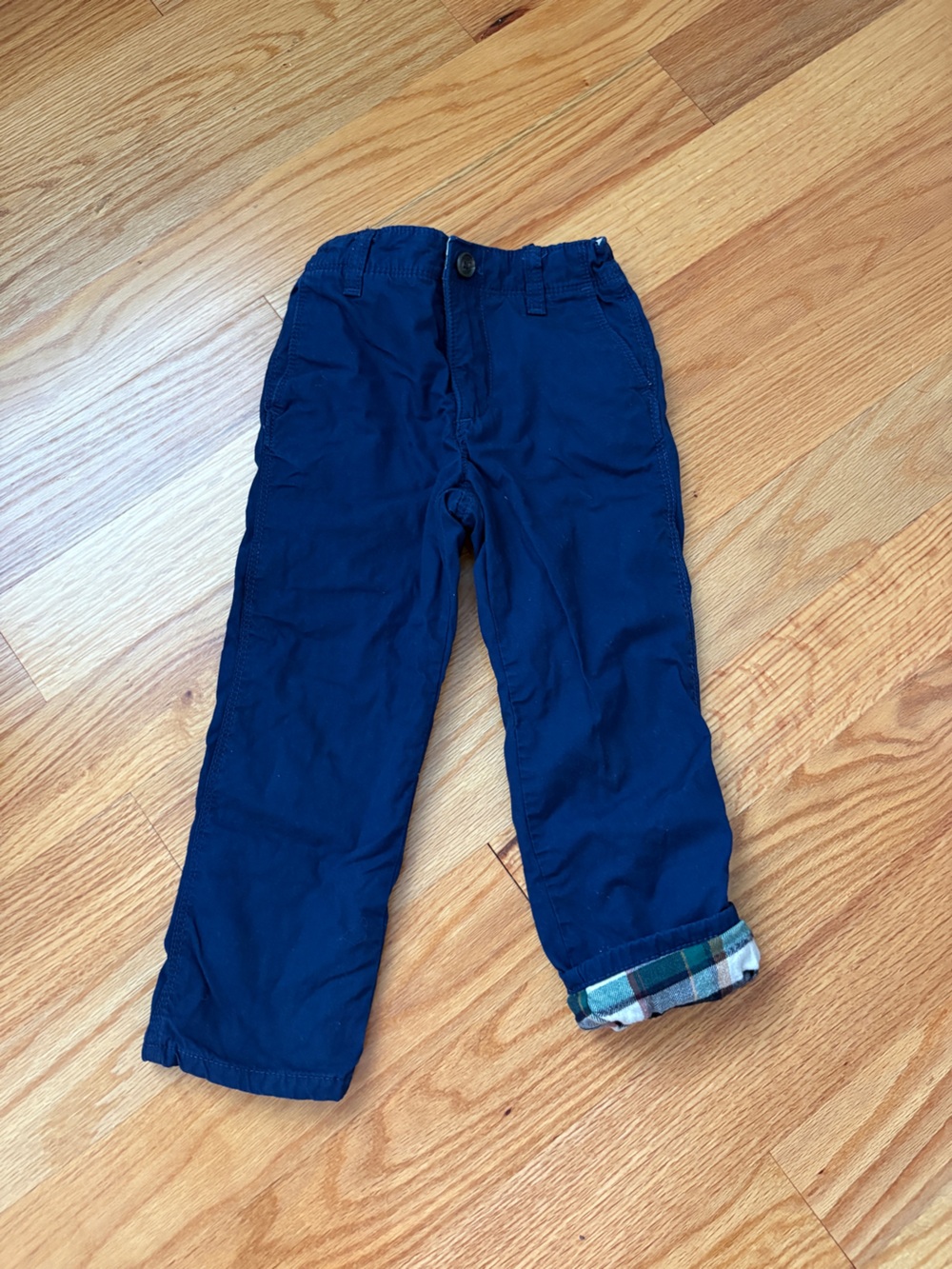 GAP Navy Blue Casual Kids Pants With Lining